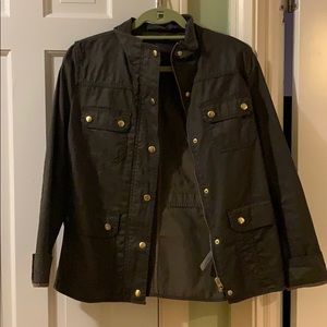 J CREW downtown army green jacket
